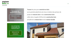 Desktop Screenshot of maisons-bois.com